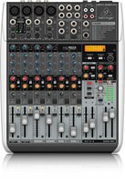 BEHRINGER QX1204USB Premium 12-Input 2/2-Bus Mixer with XENYX Mic Preamps and Compressors, Klark Teknik Multi-FX Processor, Wireless Option and USB/Audio Interface